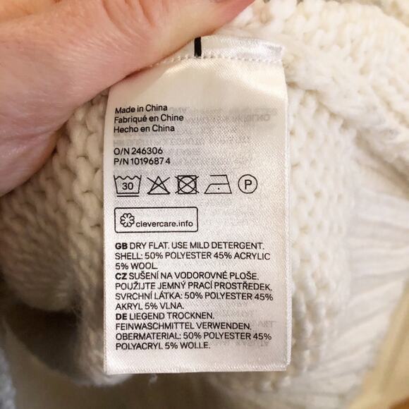 H&M Fair Isles Chunky Oversized Knit Sweater - Picture 5 of 6